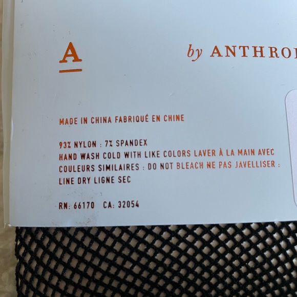 Anthropologie 1X Plus Fishnet Tights - Picture 3 of 4